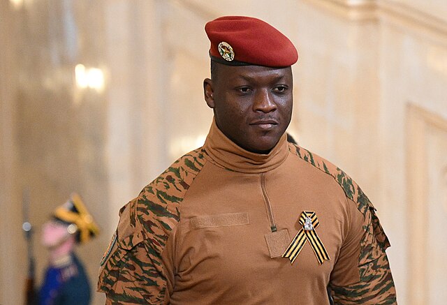 Ibrahim Traoré lors d’un événement officiel au Kremlin, 8 mai 2025.