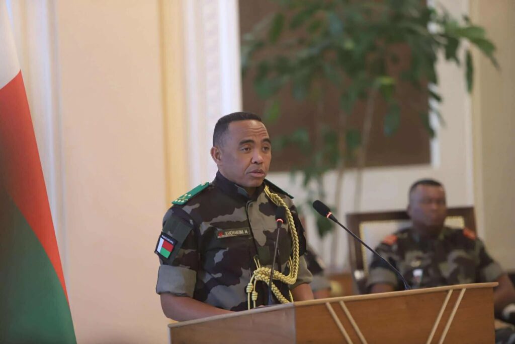 Le Président de Madagascar lors d’un événement officiel.