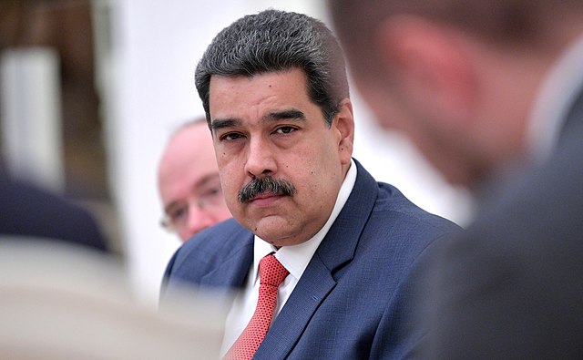 Portrait du président du Venezuela lors d’une rencontre officielle à Moscou, en 2019.