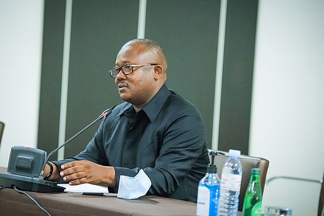 Photo d’archive — Umaro Sissoco Embaló, président de la Guinée-Bissau, lors d’une rencontre officielle à Luanda.