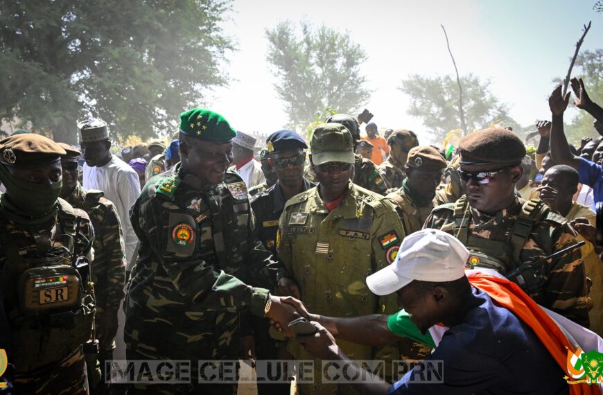 Le Président Abdourahamane Tiani en visite officielle à Djirataoua, dans la région de Maradi.