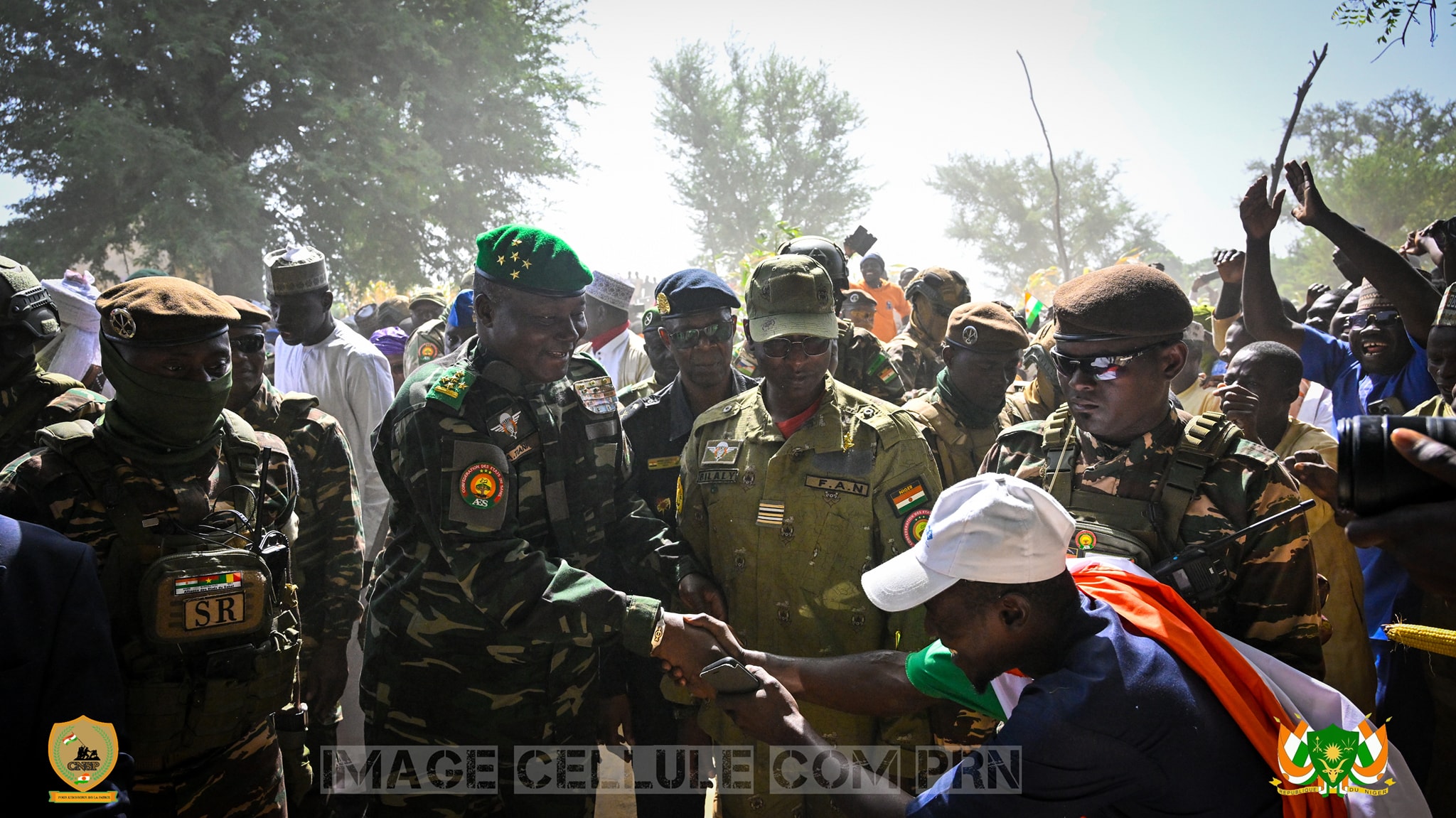 Le Président Abdourahamane Tiani en visite officielle à Djirataoua, dans la région de Maradi.