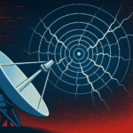 Illustration d’une antenne satellite perturbée par des interférences électromagnétiques dénoncées par Cuba, dans un contexte de tensions entre le Venezuela et les États-Unis.
