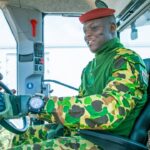 Remise de matériel agricole par le Président du Faso au ministère de l’Agriculture au Burkina Faso.
