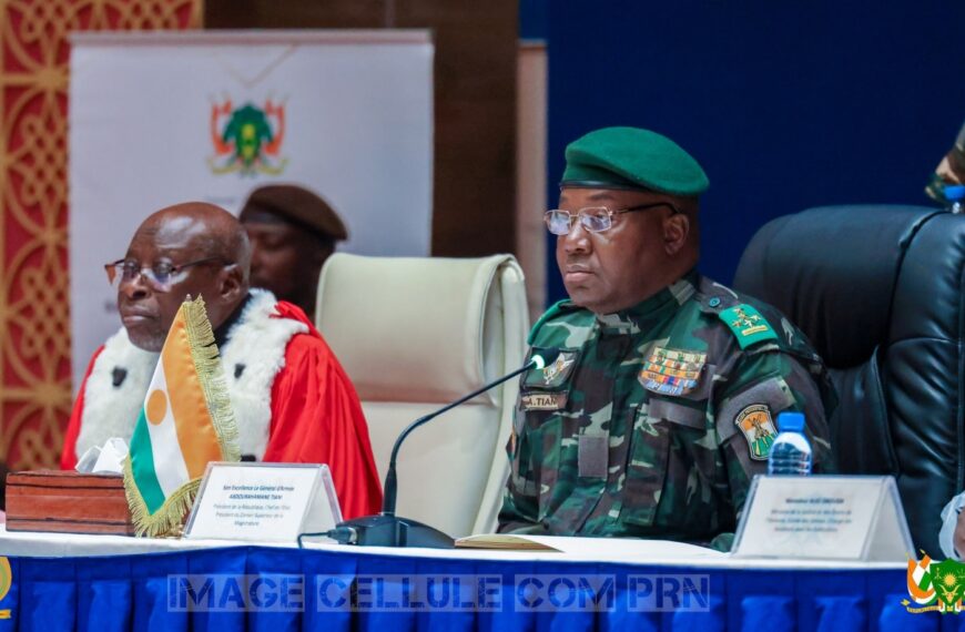 Cérémonie officielle de la rentrée judiciaire 2025-2026 présidée par Abdourahamane Tiani à Niamey, Niger.