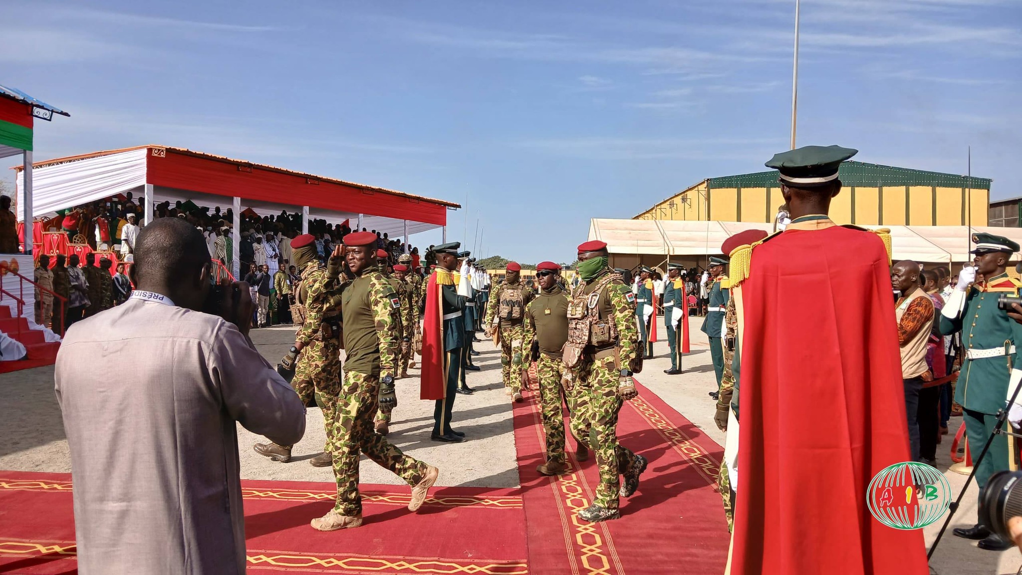 Inauguration de l’usine Burkina Cajou par le président du Faso à Bobo-Dioulasso, Burkina Faso.