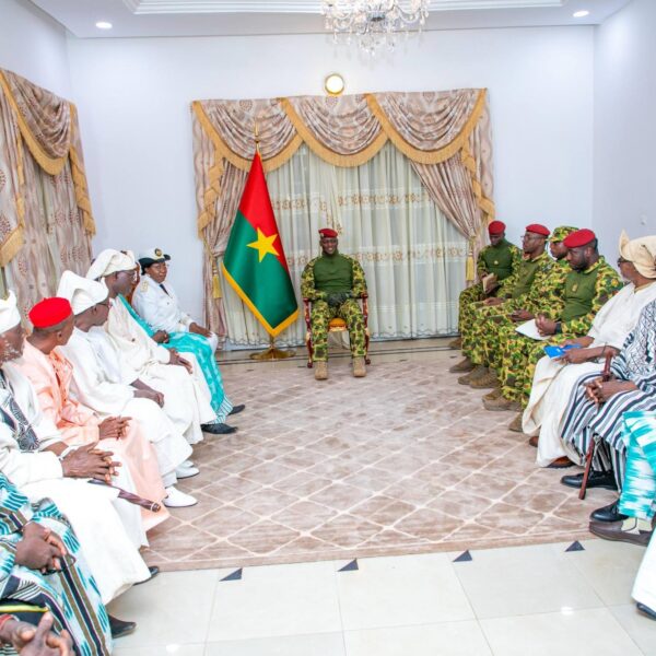 Audience du Président du Faso avec les leaders coutumiers et traditionnels du Guiriko à Bobo-Dioulasso.