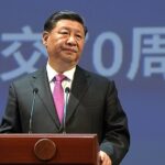 Vladimir Poutine et Xi Jinping lors d’un événement officiel en Chine en 2019.