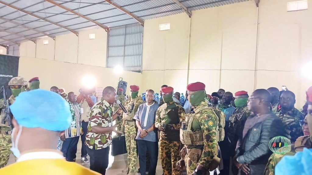 Inauguration de l’usine Burkina Cajou par le président du Faso à Bobo-Dioulasso, Burkina Faso.