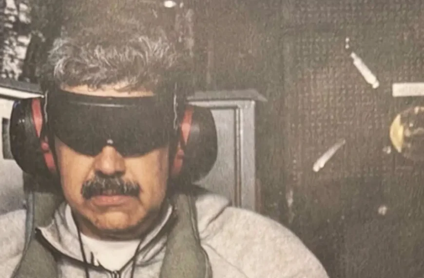 Nicolás Maduro à bord du navire américain USS Iwo Jima, dans le contexte de l’opération des États-Unis au Venezuela.