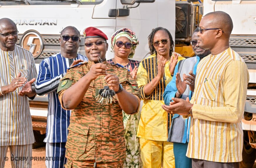 Burkina Faso — Remise officielle de camions au CONASUR